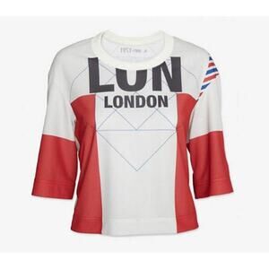Surreal But Nice London Jersey Crop Top Spring & Summer 2014 Collection Sz S